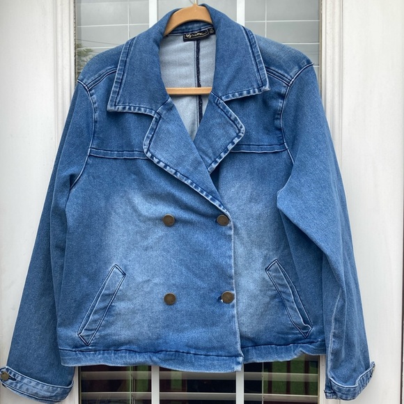 DG2 by Diane Gilman Jackets & Blazers - DG2 Denim Jacket Sz 1X